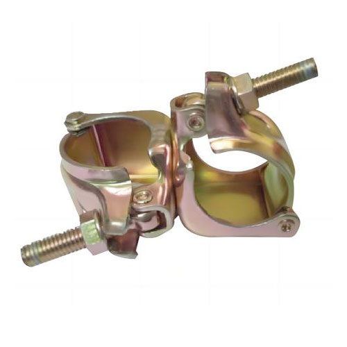 JIS acoplador duplo prensado 110 ° 48.6mm/60.6mm,smls & tubo de aço sem costura, passarela de aço, american frame system