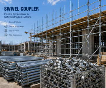 Acoplador giratorio: una solución de conexión flexible para sistemas de andamios