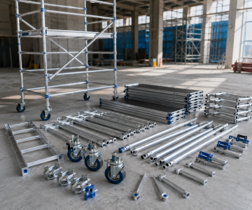 Piezas de andamios de aluminio: componentes ligeros para sistemas de acceso seguros y eficientes
