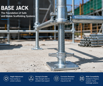 Base Jack: la base des systèmes d'échafaudage sûrs et stables