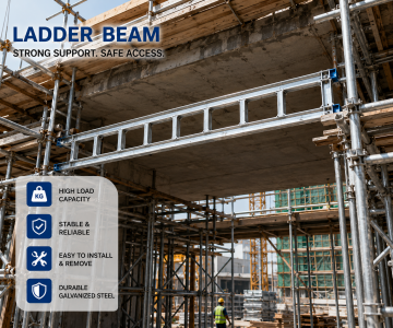 Ladder Beam: Une solution solide et polyvalente pour le support d'échafaudage