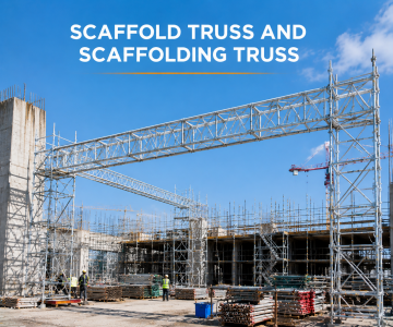 Truss d'échafaudage et d'échafaudage pour projets de construction