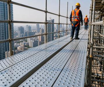 Planches en acier pour la construction et l'utilisation industrielle: Plates-formes de travail sûres, durables et fiables