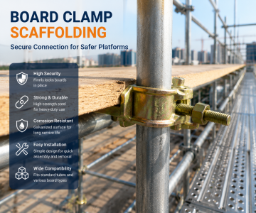 Board Clamp Andaimes: Solução segura e confiável para plataformas de trabalho estáveis